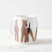 Tasse de terriers d'Airedale (Devant gauche)