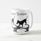 Tasse de terriers de Manchester (Devant droit)