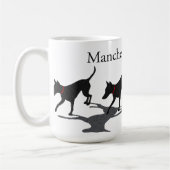 Tasse de terriers de Manchester (Gauche)