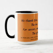Tasse de thanksgiving (Gauche)