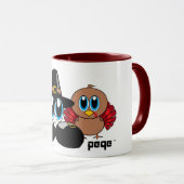 Tasse de thanksgiving de PEQE (Devant droit)