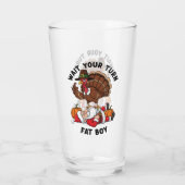 Tasse de Thanksgiving en verre (Dos)