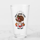 Tasse de Thanksgiving en verre (Devant)