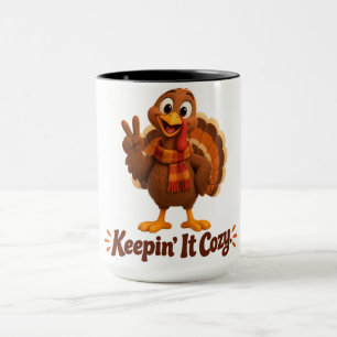 Tasse de Thanksgiving pour dinde Cozy