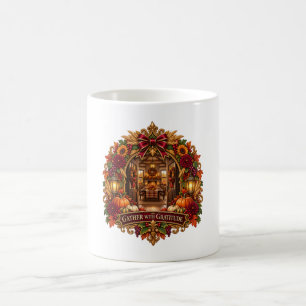 Tasse de Thanksgiving pour la récolte avec gratitu