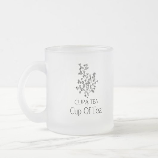 Tasse de thé Art esthétique Mug (Gauche)