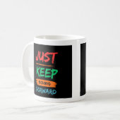 tasse de thé avec jamais renoncer (Devant gauche)