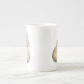 Tasse de thé Brown de lapin d'aquarelle (Devant)