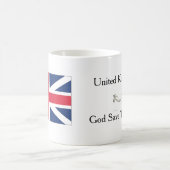 Tasse de thé / café Drapeau britannique God Save T (Centre)