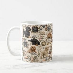 Tasse de thé Cockapoo Cottagecore