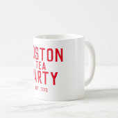 Tasse de thé de Boston (Devant droit)