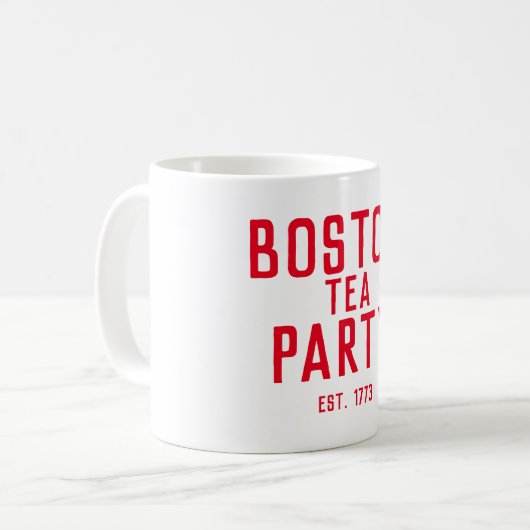 Tasse de thé de Boston (Devant gauche)