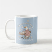 Tasse de thé de l'oie mignonne en pause (Gauche)