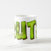 Tasse de thé de style Kiwi personnalisée au nom de (Centre)