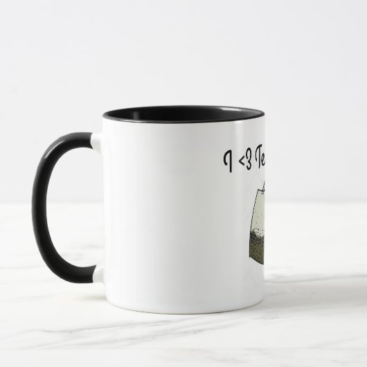 Tasse de thé drôle (Gauche)