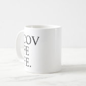 Tasse de thé drôle de tasse de café de Covfefe (Devant gauche)