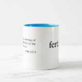 tasse de thé et de café d'écriture sainte de (Centre)