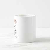 Tasse de thé Kawaii et fleurs (Centre)
