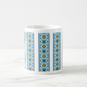 Tasse de thé ukrainienne avec le motif
