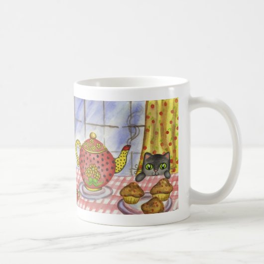 Tasse de théière de chat (Droite)