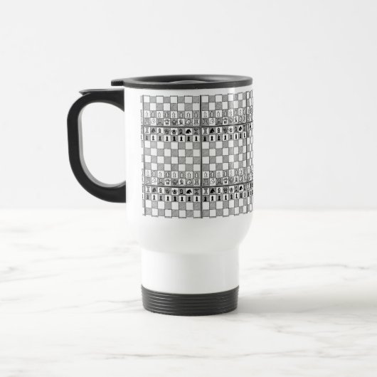 Tasse de thème d'échecs (Gauche)