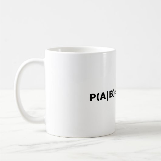 Tasse de théorème de Bayes (Gauche)