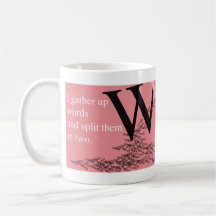 Tasse de Thinklings - je recueille des mots