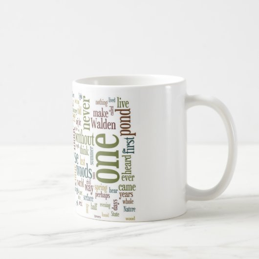 Tasse de Thoreau Walden (Droite)