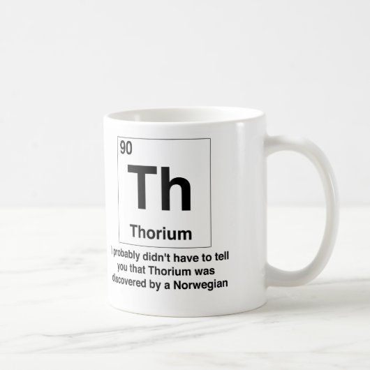 Tasse de thorium (Droite)