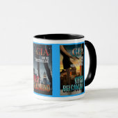 Tasse de thriller de crime de surface intérieure (Devant droit)