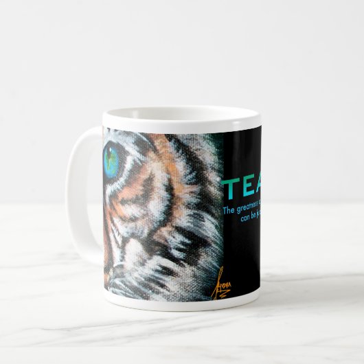 Tasse de tigre de l'équipe ISF (Devant gauche)
