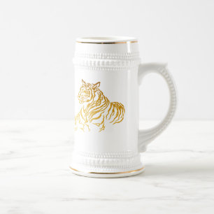 Tasse de tigre d'or