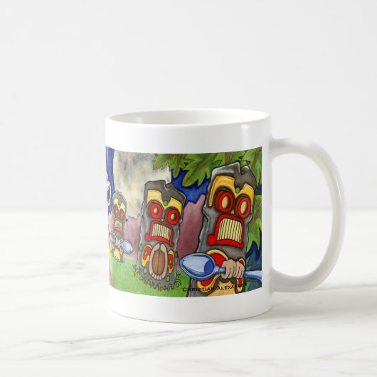 Tasse de Tiki de café - chemin au réveil (Droite)