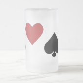 TASSE de TISONNIER en verre givré (Centre)