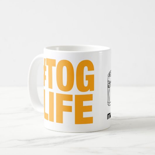 Tasse de #TOGLIFE (Devant gauche)