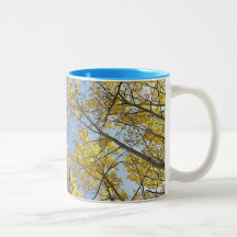 Tasse de ton de l'arbre deux d'Aspen