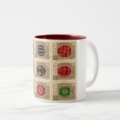 Tasse de ton de l'oeuf de pâques d'Ukrainien de (Devant droit)