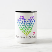 Tasse de ton de NFIS deux (un coeur) 444ml (Centre)