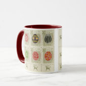 Tasse de ton de Pâques Eggs5 deux d'Ukrainien de (Devant gauche)