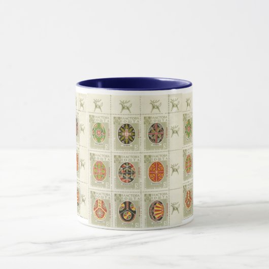 Tasse de ton de Pâques Eggs9 deux d'Ukrainien de (Centre)