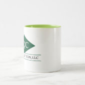 Tasse de ton de RQ deux dans vert clair (Centre)