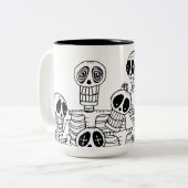 Tasse de ton des squelettes deux (Devant gauche)