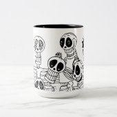 Tasse de ton des squelettes deux (Centre)