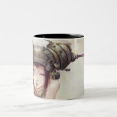 Tasse de ton du clin d'oeil deux (Centre)