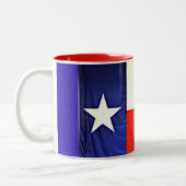 Tasse de ton du drapeau deux du Texas (Gauche)