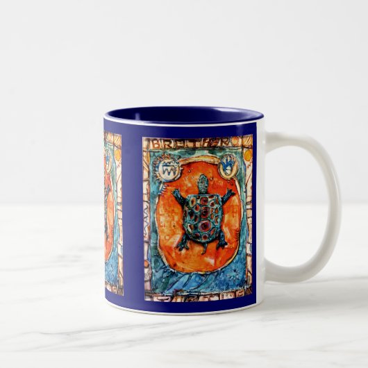 Tasse de tortue de frère de PMACarlson (Droit)