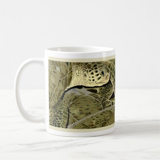 Tasse de tortue verte (Gauche)