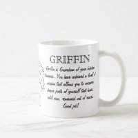 Tasse de totem de griffon