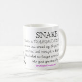 Tasse de totem de serpent (Devant droit)