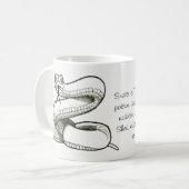 Tasse de totem de serpent (Devant gauche)